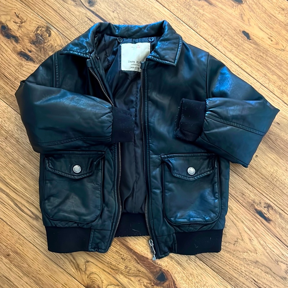 Zara leather jacket